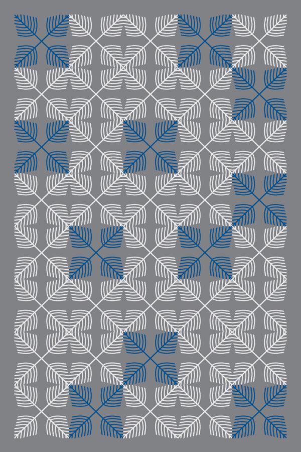 Vaip Sine mustrikavand – asümmeetriline geomeetriline ornament