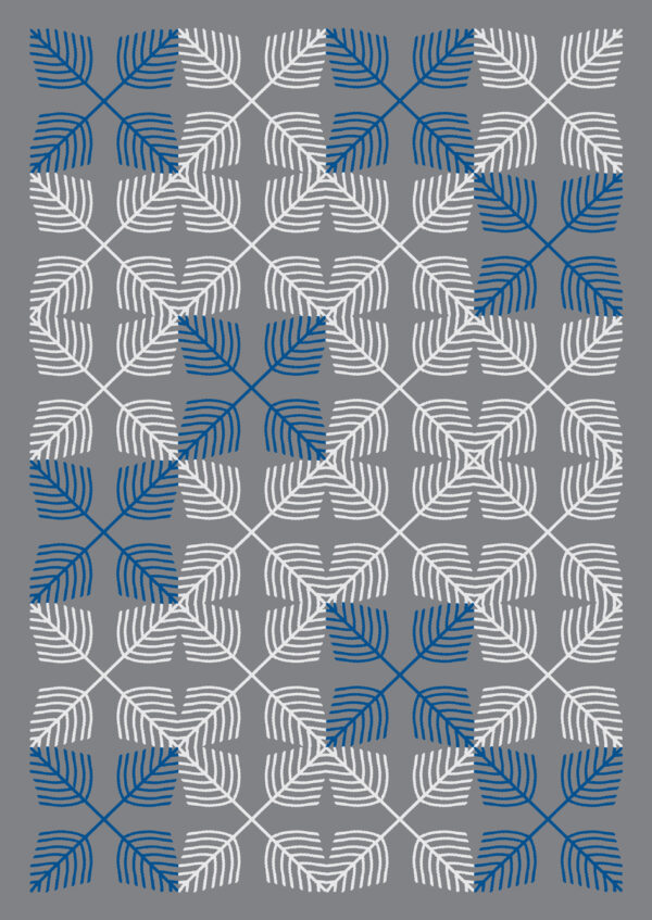 Vaip Sine mustrikavand – asümmeetriline geomeetriline ornament
